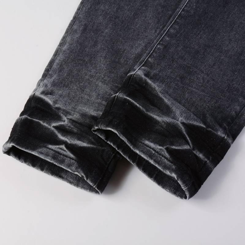 Y2K Fashion Men's Slim Fit Str - đánh giá và giá Men'S Fashion Grey Jeans