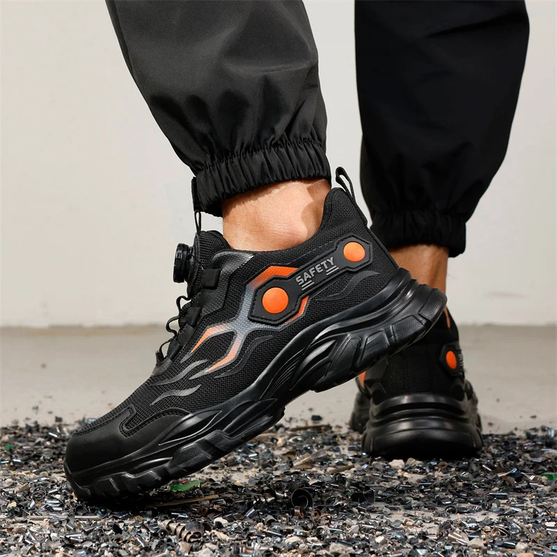 Men  Steel Toe Work Shoes Fash - đánh giá và giá Mens Fashion Trainers