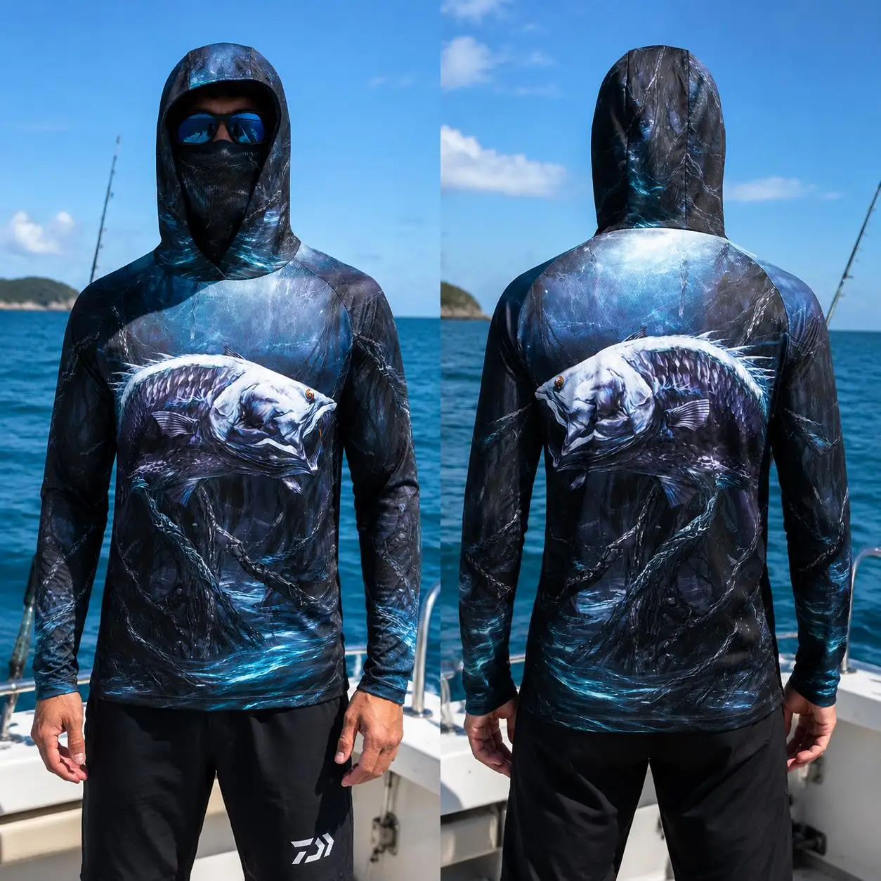 Mens Fishing Hooded Shirt UPF5 - đánh giá và giá Mens Fashion Summer
