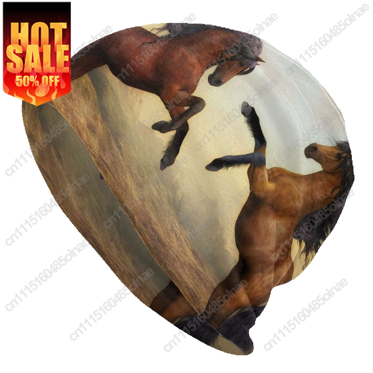 Brown Arabian Horse Skullies B - đánh giá và giá Men'S Fashion With Hat