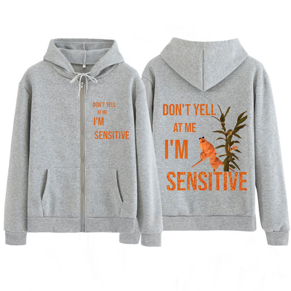 Marcus The Worm Don’t Yell At  - đánh giá và giá Mens Fashion Zip Up Hoodies