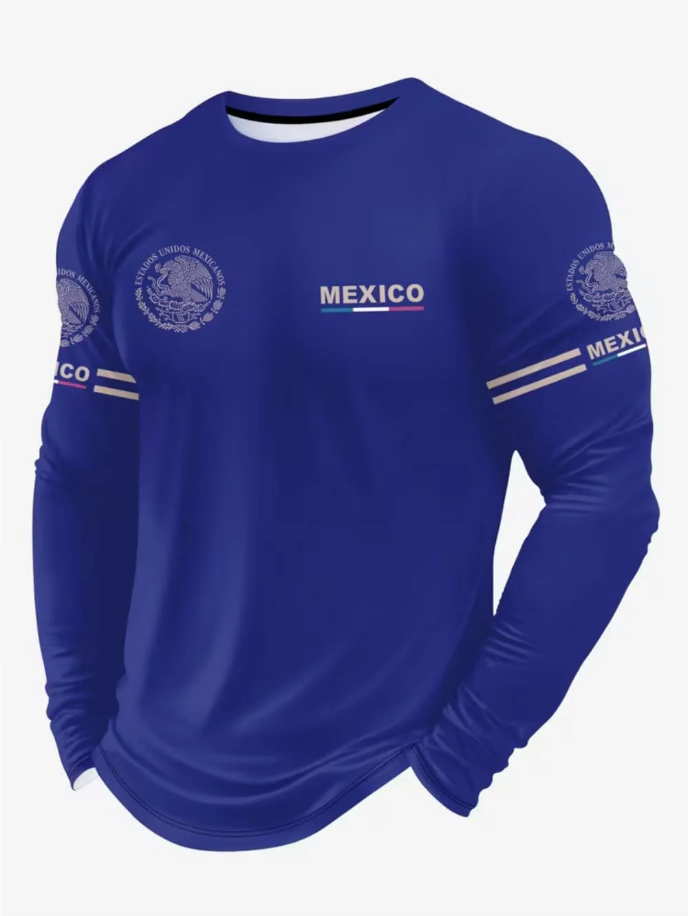 Men's Mexico Eagle Print T‑Shi - đánh giá và giá Mens Fashion Clothes