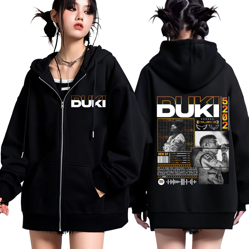 Rapper Duki Duki 5202 MIXTAPE  - đánh giá và giá Mens Fashion Zip Up Hoodies