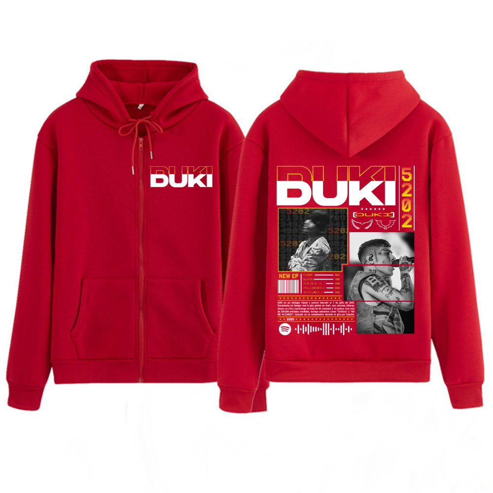 Rapper Duki Duki 5202 MIXTAPE  - đánh giá và giá Mens Fashion Zip Up Hoodies