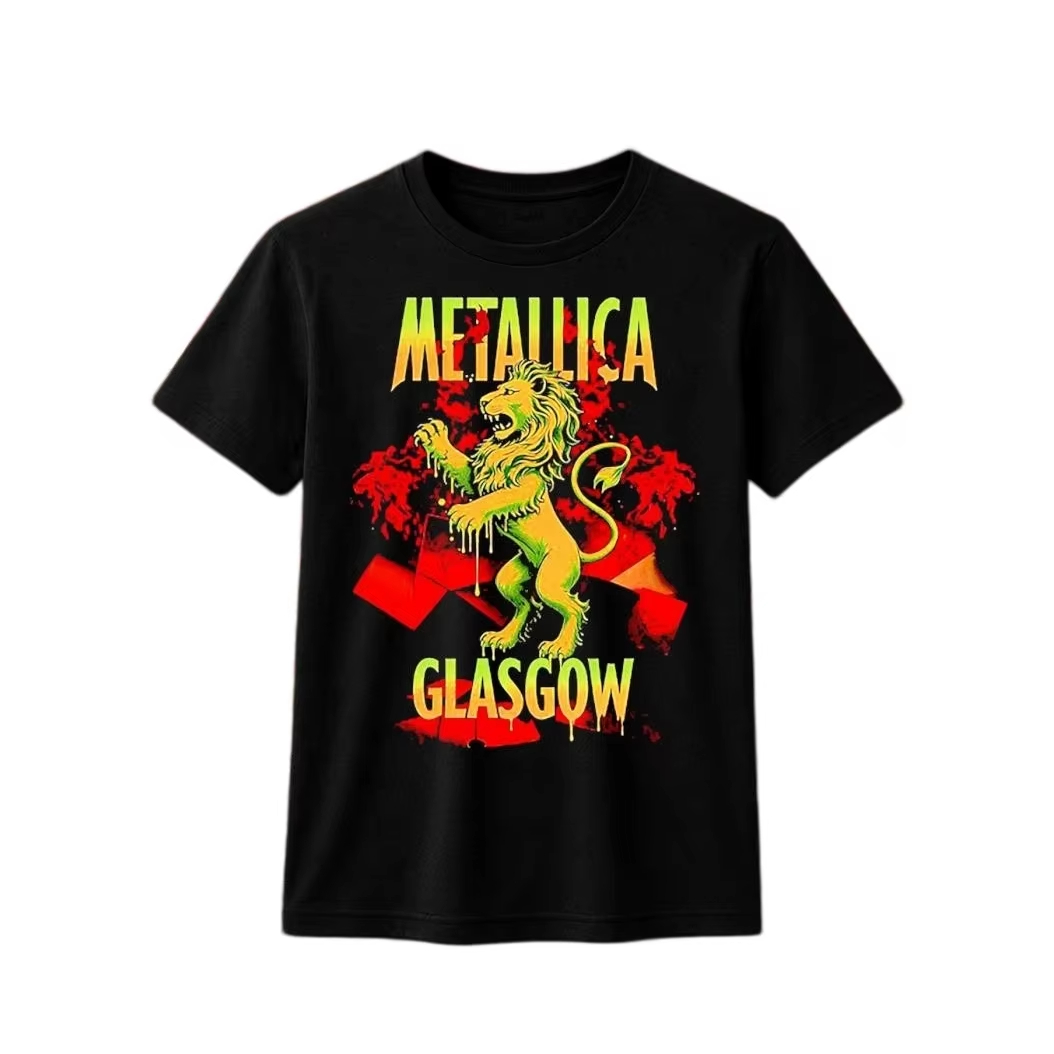 Metallica M72 World Tour Glasg - đánh giá và giá Poster Men Fashion