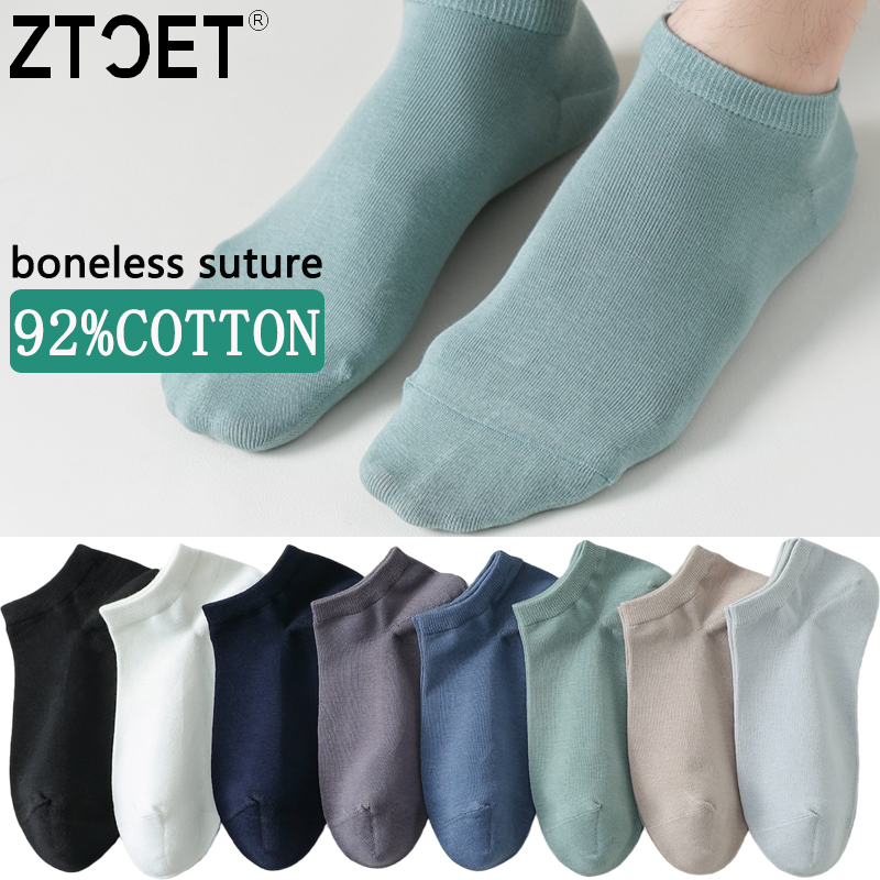 Men's Cotton Socks Short High  - đánh giá và giá Socks Ankle Men